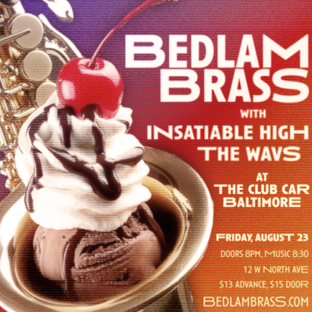 poster for bedlam brass